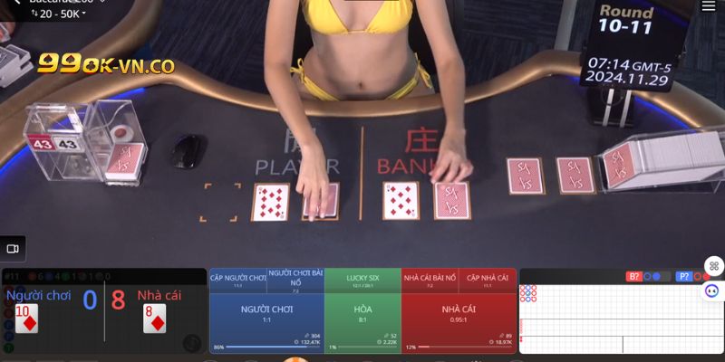 Baccarat 99ok: Game Cược Casino Ăn Tiền Thật Đỉnh Cao 3 baccarat 99ok 1