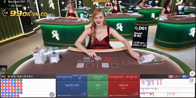 Baccarat 99ok: Game Cược Casino Ăn Tiền Thật Đỉnh Cao 4 baccarat 99ok 4