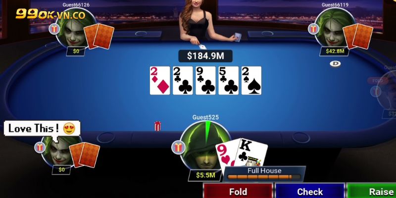 Công Thức Cược Poker 99ok Chuẩn Tân Thủ Không Thể Bỏ Lỡ 3 poker 99ok 2