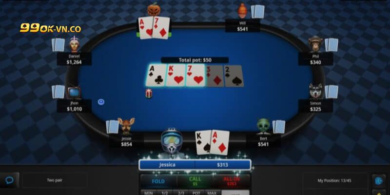 Công Thức Cược Poker 99ok Chuẩn Tân Thủ Không Thể Bỏ Lỡ 4 poker 99ok 3