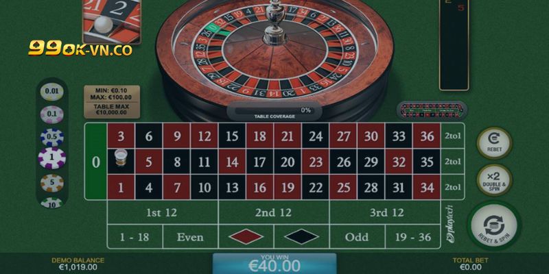 Chi Tiết Cách Chơi Roulette 99ok Bất Bại Mọi Ván Cược 2 Roulette 99ok